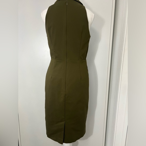 Adrianna Papell Olive Green Midi Dress - Picture 9 of 10